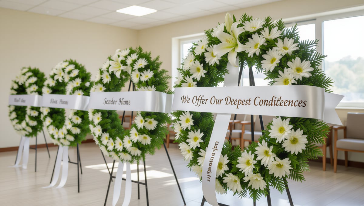 ✍️ 근조화환 리본 문구 가이드