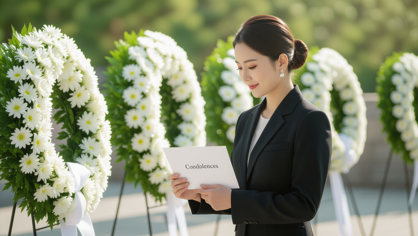 ⚠️ 화환 배송 유의사항 및 장례식장 기본 예절