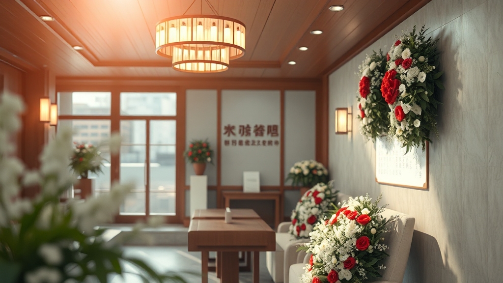 장례식장 관련 추가 정보 (realistic 스타일)