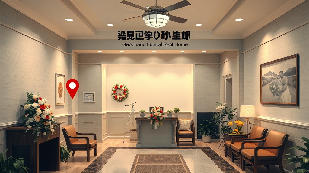 거창 장례식장 정보 (realistic 스타일)
